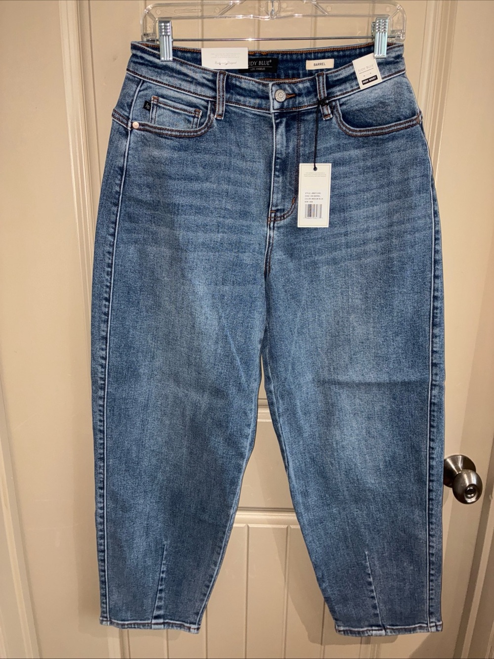 Judy Blue Blue Tapered Barrel Jeans